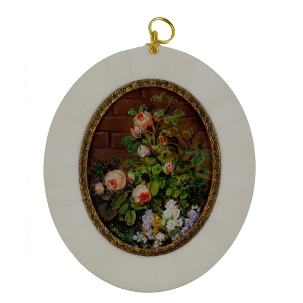 Miniatur-Rahmen mit Malerei Bildgröße 7x9 cm
