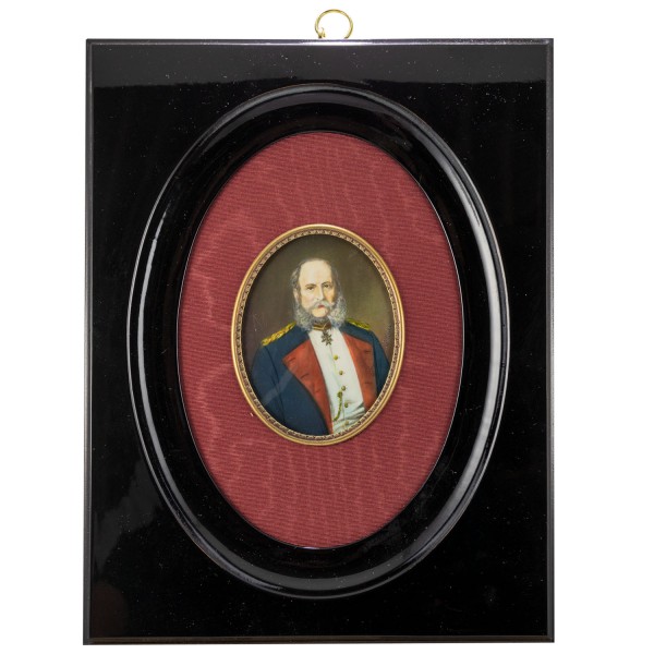 Miniatur-Rahmen mit Malerei Bildgröße 7-9 cm Außenm20 cm