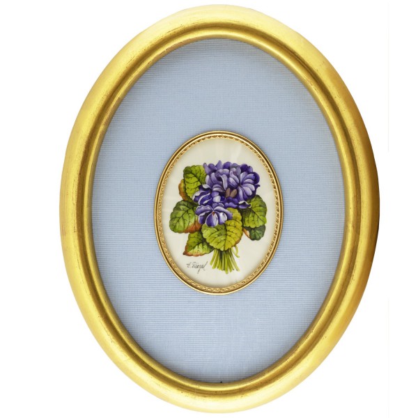 Miniatur-Rahmen mit Malerei Bildgröße 7x9cm