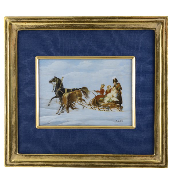Miniatur-Rahmen mit Malerei Bildgröße 10x14