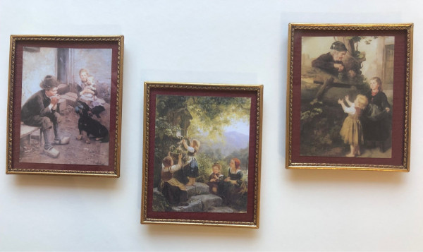 Aktion bis Ostern 20 % Rabatt = 36,00 Bronzerahmen von Haffke gegr. 1909 mit Kunstdrucken