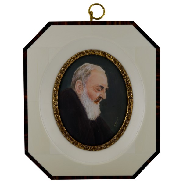 Miniatur-Rahmen mit Malerei Bildgröße 7x9 cm außen12x14
