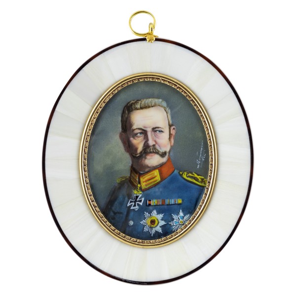 Miniatur-Rahmen mit Malerei Bildgröße 7x9 cm