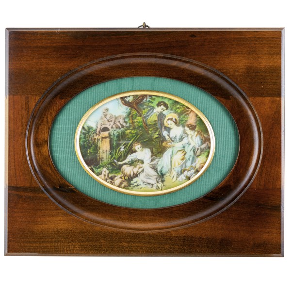 Miniatur-Rahmen mit Malerei Bildgröße 10x14 cm